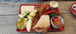 Full breakfast with extras at Pepino Deli in Glossop