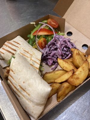 Food to go  at Pepino Deli in Glossop