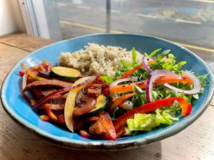 Korean ‘beef’ bulgogi  at Pepino Deli in Glossop