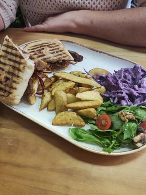 Beef sandwich at Pepino Deli in Glossop