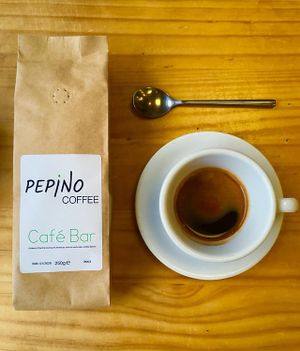 Coffee beans for sale at Pepino Deli in Glossop