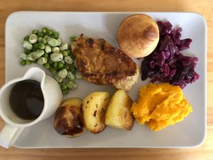 Vegan Roast at Pepino Deli in Glossop