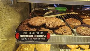 Chocolate madness cookie at Cookie Time in Queenstown