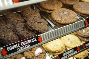 Must try the only Vegan cookie ;) at Cookie Time in Queenstown