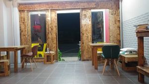 Inside, looking out. at Alhamdulillah in Langkawi