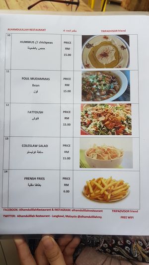 All the vegan options! But specify that you're vegan. at Alhamdulillah in Langkawi