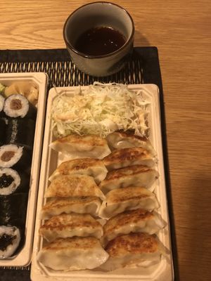 Vegan Gyozas  at Masu Maki & Sushi Bar in Bangkok