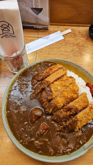 curry was ok but a bit salty at Masu Maki & Sushi Bar in Bangkok