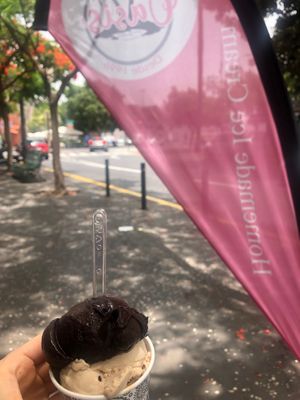 Chocolate and hazelnut at Heladeria Oasis in Tenerife