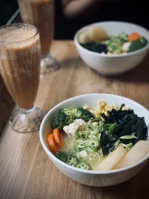 Mis-u Soup 🇯🇵 Raw & Unprocessed. Pure goodness 🍜 ! Must be ordered a day before 🙈  at Puffin Cafe in Macau