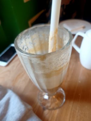 So delicious that forgot to take a photo before drinking at Puffin Cafe in Macau