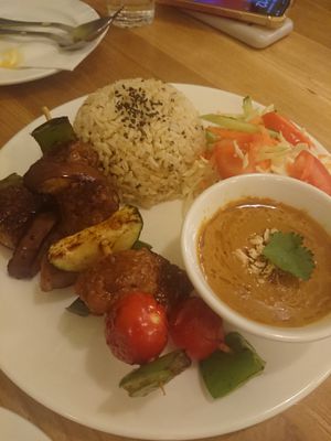 Satay at Puffin Cafe in Macau