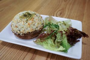 Baked Stuffed Portobello at Puffin Cafe in Macau