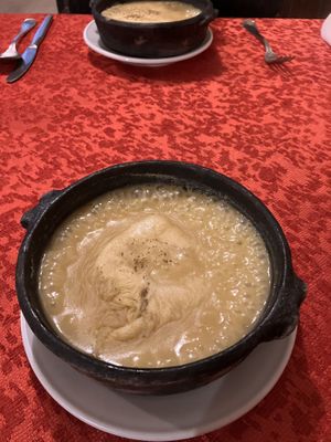 Lentil soupp  at Snobs Restaurant in Luxor