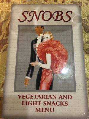 Ask for the vegetarian menu  at Snobs Restaurant in Luxor