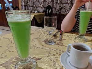 Lemon & Mint Juice at Snobs Restaurant in Luxor