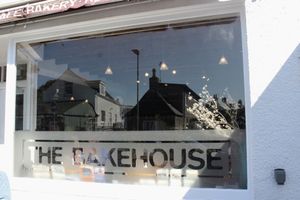The cafe from outside. at The Bakehouse Cafe in Forres