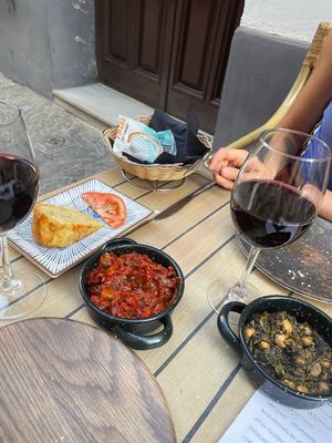 Spanish tapas  at El Librero in Sevilla