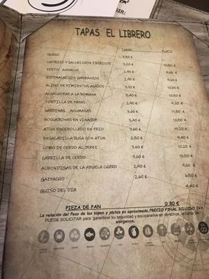   at El Librero in Sevilla