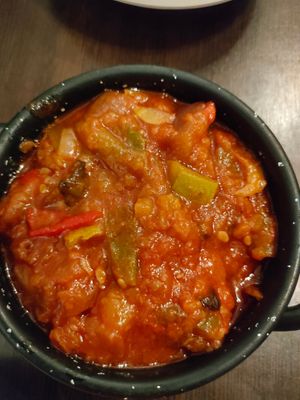 Andalusia pisto at El Librero in Sevilla