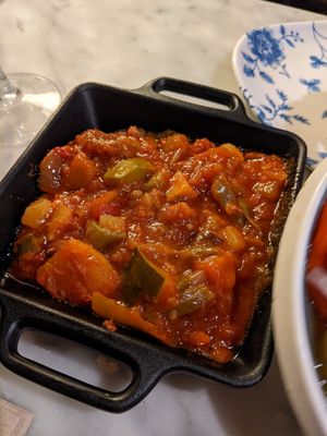 Andalucian pisto at El Librero in Sevilla