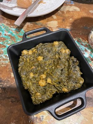 Spinach with chickpeas  at El Librero in Sevilla