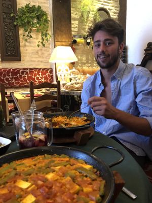 Paella at El Librero in Sevilla