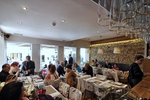 Inside at Safran in Corfu