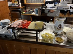 Breakfast (only Hafer milk and cereal is vegan)  at Staufner Haus in Oberstaufen