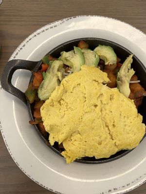 Vegan Bravas Skillet  #Veganuary at Harvest Room in Munster