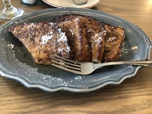 Vegan French Toast at Harvest Room in Munster