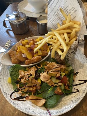   at Three Roofs Cafe in Castleton