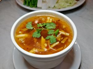 hot and spicy sichuan soup at Mother Earth 大地之素 in West Singapore