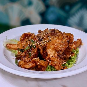 Vegan Option Signature Creamy Abalone Mushroom  at Mother Earth 大地之素 in West Singapore