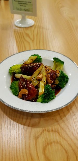 Kyoto Pork Ribs with Cashews at Mother Earth 大地之素 in West Singapore