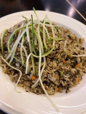 Olive fried rice at Mother Earth 大地之素 in West Singapore