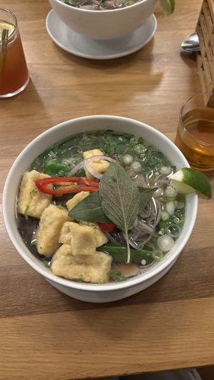 Vegan pho €16  at Pho 91 - Albert Cuypstraat in Amsterdam