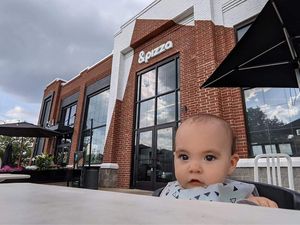 One of the &pizza locations we visited.  at &pizza in Gaithersburg