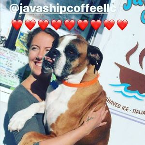 Official mascot of Java ship at Java Ship Coffee - Food Truck in Reno