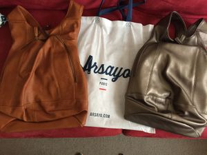 I love my bags!!!! at Arsayo in Paris