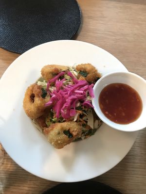 Vegan starters at Cafe Saigon in Saint-emilion
