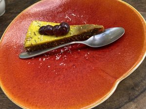 Carrot cake  at Imagine Café in Paris