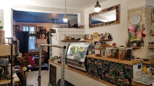 Interior at Imagine Café in Paris