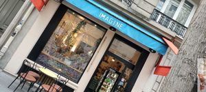 facade at Imagine Café in Paris