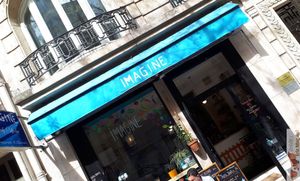 facade at Imagine Café in Paris