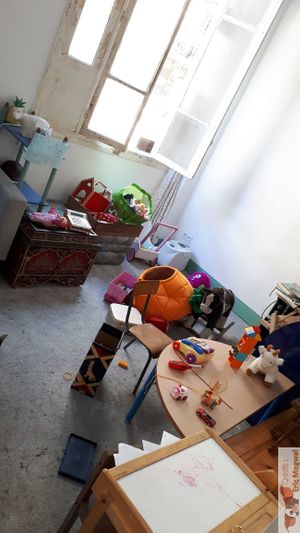 Children zone at Imagine Café in Paris