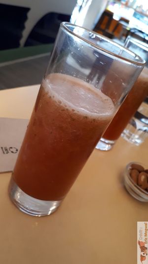 Watermelon juice at Imagine Café in Paris
