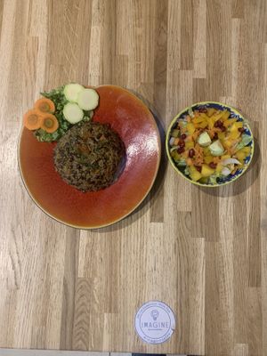 Rice massala! 🥥🥕🥦 at Imagine Café in Paris