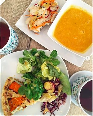 Very good place to have a healthy and colorful lunch.  at Be Kind Cafe in Geneva