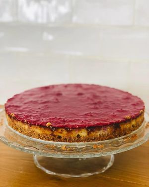 No-cheesecake framboises !!! at Be Kind Cafe in Geneva